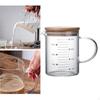 Borosilicate Measuring Jugs Glass Liquid Milk Cup Transparent for Top