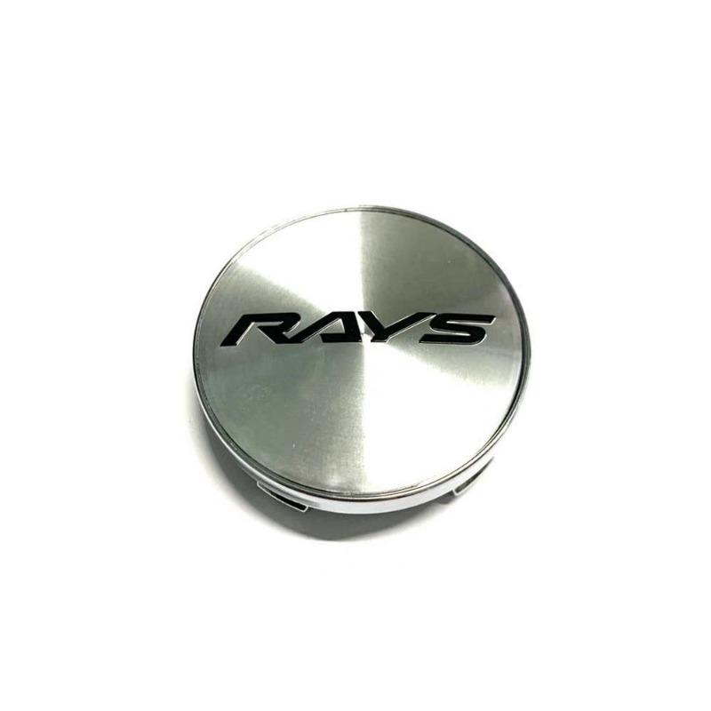 4 60mm Rays modified hub cover decorative dust cover straight flat black silver inner diameter 56mm