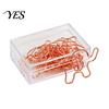 Cute Office Stationery Supplies 10PCS Rose Gold Metal Paper Clips, Decorative Cartoon Shape Desk Accessories Bookmarks, Creative Documents Organizers