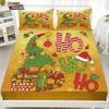 3 шт. Набор простыней без резинки с мультяшным принтом рождественской елки HO, разные размеры, мягкое покрывало для кровати, спальное белье для спальни, праздничное украшение