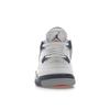 Air Jordan 4 Retro GS Midnight Navy Kids Sneakers White Light-Smoke-Grey Fire-Red 408452-140