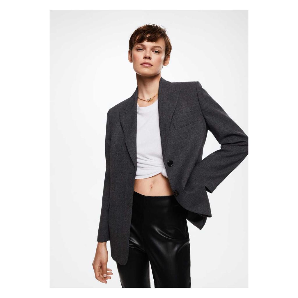 Leather Look Legging With Slits On The Legs