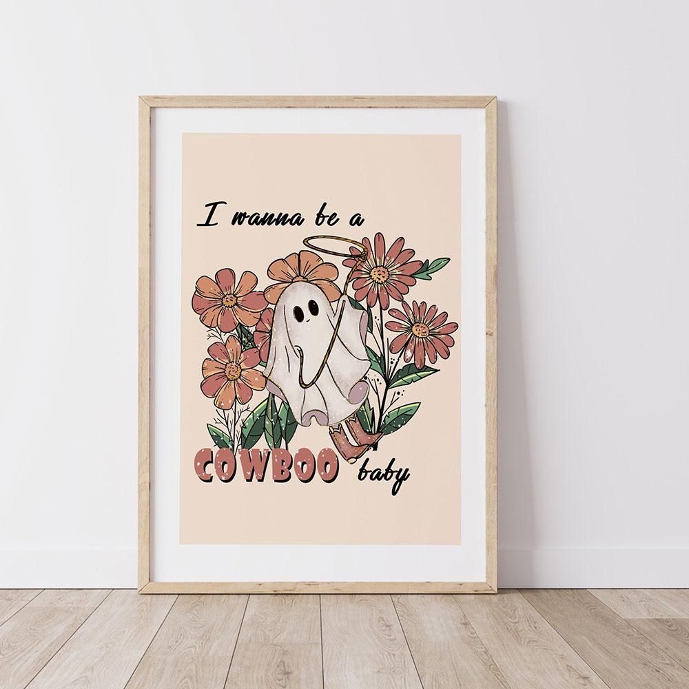 Halloween Fall Boho Poster Autumn Art Print Minimalist Canvas Painting Modern Gallery Wall Picture For Living Room Home Decor