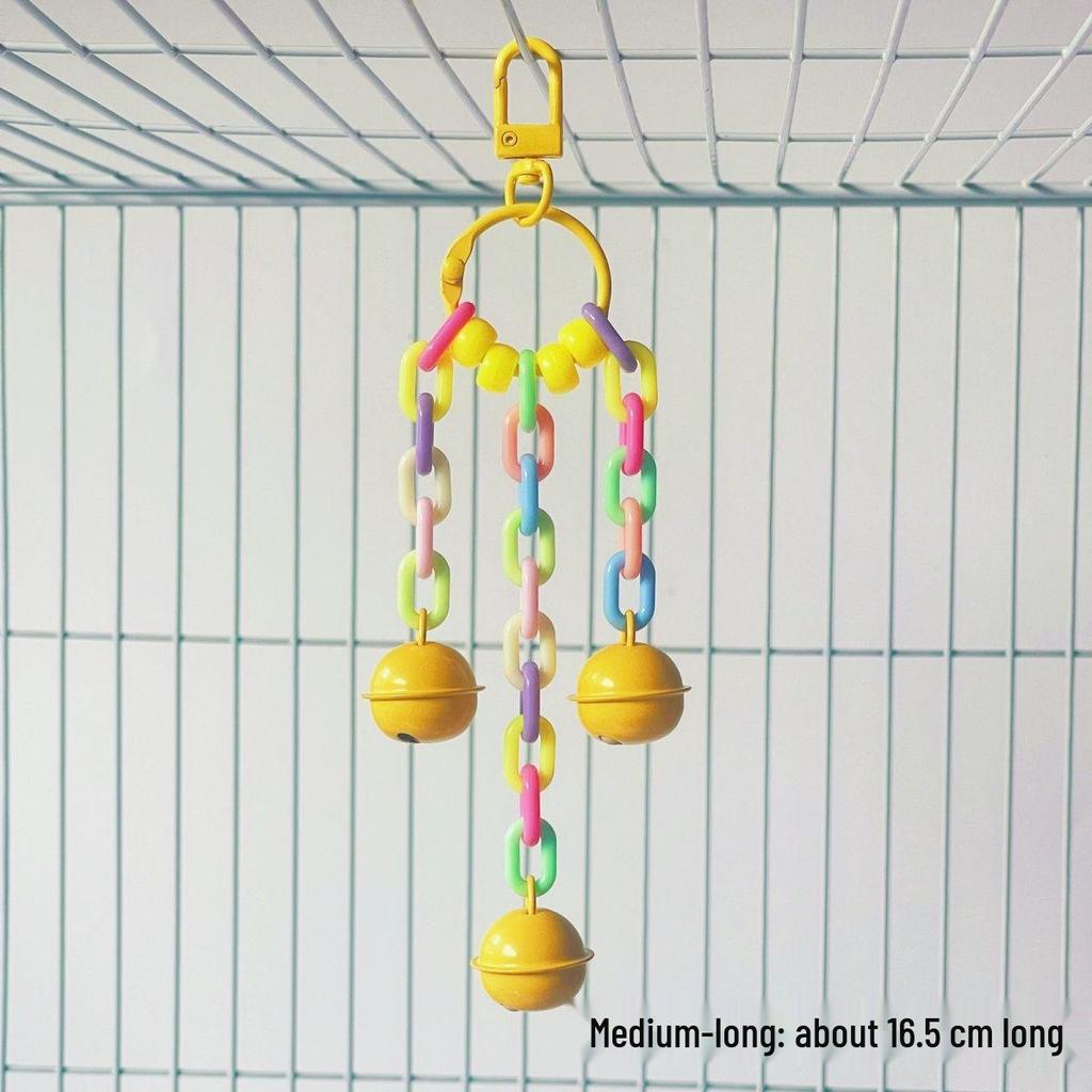 Акриловая жевательная игрушка и украшение для клетки для попугаев, корелл и волнистых попугайчиков