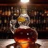 250ml Duck Whiskey Decanter Middle Finger Duck Whiskey Wine Bottle Glass Statue Decanter Liquor Container Home Decoration