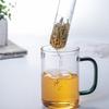 Стеклянный заварочный чайник, креативная трубка, стеклянный дизайн, ситечко для чая для кружки, необычный фильтр для чая Пуэр, инструменты для чая с травами, аксессуары