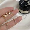 Romantic Star Moon Pearl Tassel Temperament Earrings Super Fairy