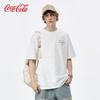 Мужская футболка Coca-Cola 2026 Summer с принтом в стиле distressed, с коротким рукавом