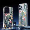 Магнитный чехол «Цветок кактуса» для iPhone 15/16/17 Pro Max - Прозрачная защита по всей поверхности