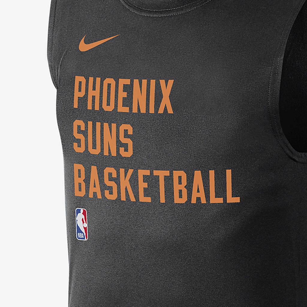 Nike Dri-Fit Nba Practice Letter Logo Round Neck Casual Quick-Dry без рукавов баскетбольная майка Phoenix Suns мужская майка черная HF7461-010