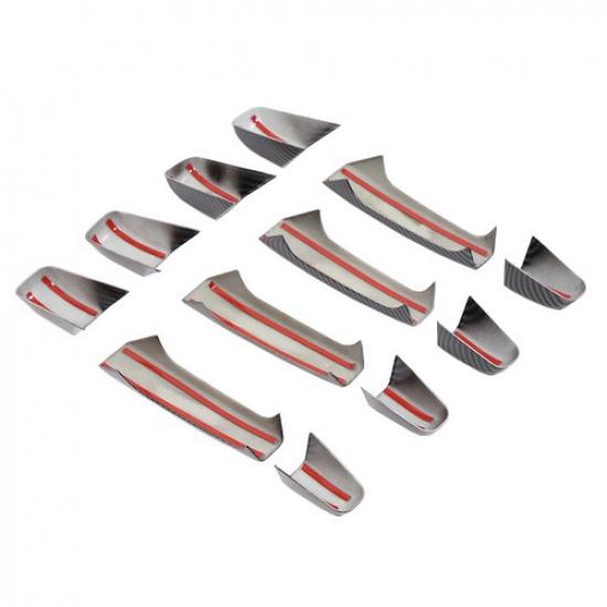 ABS Carbon Fiber Exterior Outside Door Handle Cover For Cadillac Escalade 07-14