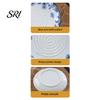 Turmeric Grater Tool Garlic Plate, Ceramic Ginger Mincer All-in-One Grinding Mixing Small Kitchen Plate Serving for Cheese Tomato Herb Grinder