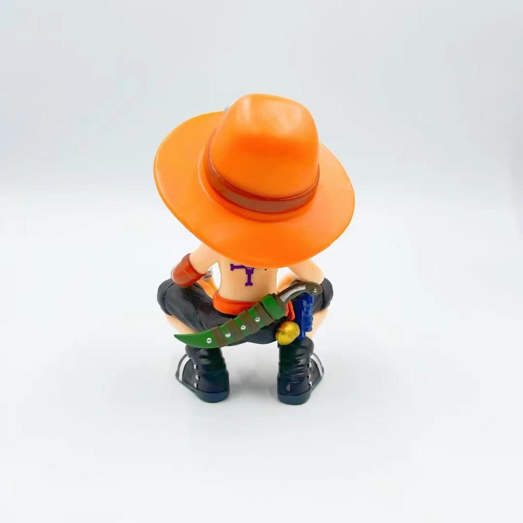 2 шт. One Piece Серия Смеха Эйс Кушант Аниме Фигурка Модель Gk Статуэтка Коллекция для Мальчиков Настольное Украшение Орнамент Игрушки Подарки