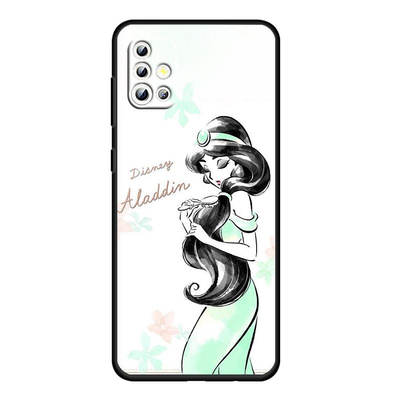 Мультфильм принцесса для Samsung Galaxy A73 A54 A52S A72 A71 A52 A51 A22 A32 A21S 4G 5G силиконовый мягкий черный чехол для телефона