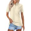 Женская мода Повседневная рубашка с лацканами и короткими рукавами, цветная, женские топы на пуговицах