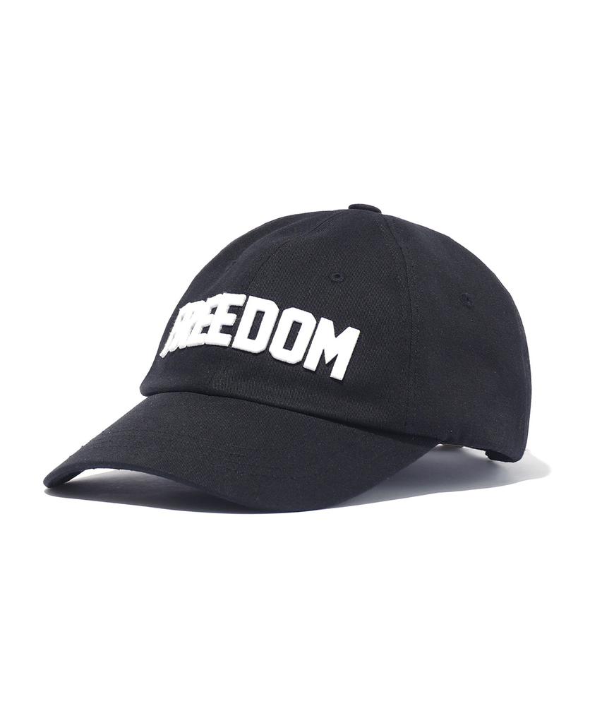 Бейсболка с аппликацией-логотипом FREEDOM из фетра (черный)