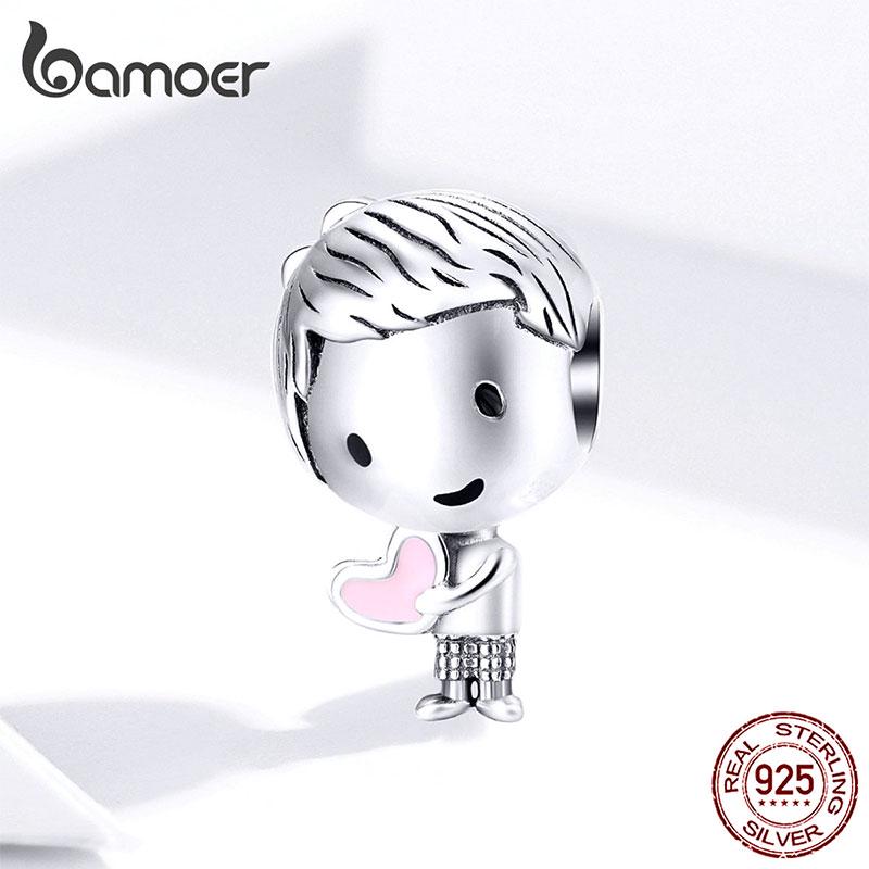 Шармы из стерлингового серебра 925 пробы, для браслетов