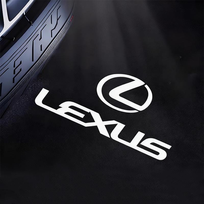 Для Lexus LS LC RZ IS350 CT200h GX460 LX570 RX500h NX300 LM ES300 2 шт. Беспроводные светодиодные проекторы логотипа приветствия на двери автомобиля Аксессуары