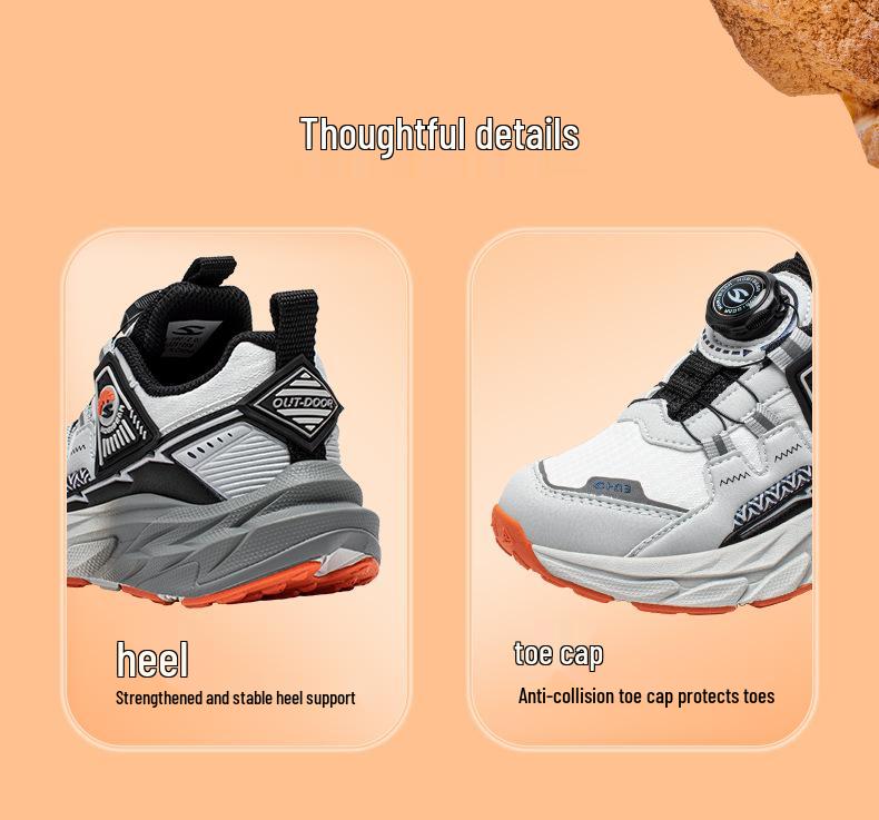 Кожаные кроссовки для мальчиков Hapi Bear - Легкая, удобная спортивная обувь на весну/осень