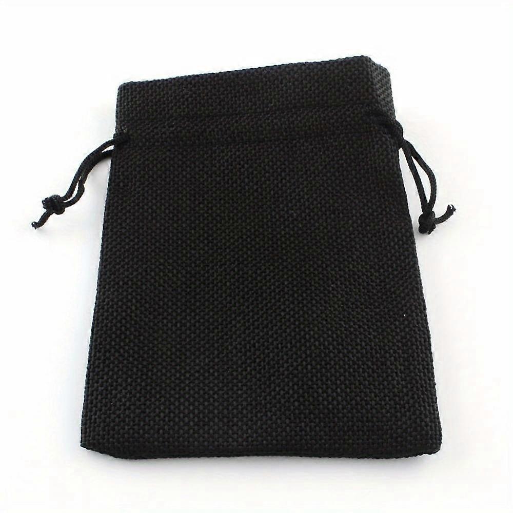50pcs Burlap Packing Pouches with Drawstring Linen Burlap Pouches Gift Bags Small Candy Pouch Gunny Sack Bags for Christmas Party Wedding