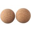 2 шт. 2,4 дюйма Деревянная пробка Дерево Стекло Бутылка вина Сферическая пробка Бар