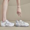 Женские кроссовки на мягкой подошве 2025 новая летняя дышащая сетка повседневная модная легкая амортизирующая спортивная обувь