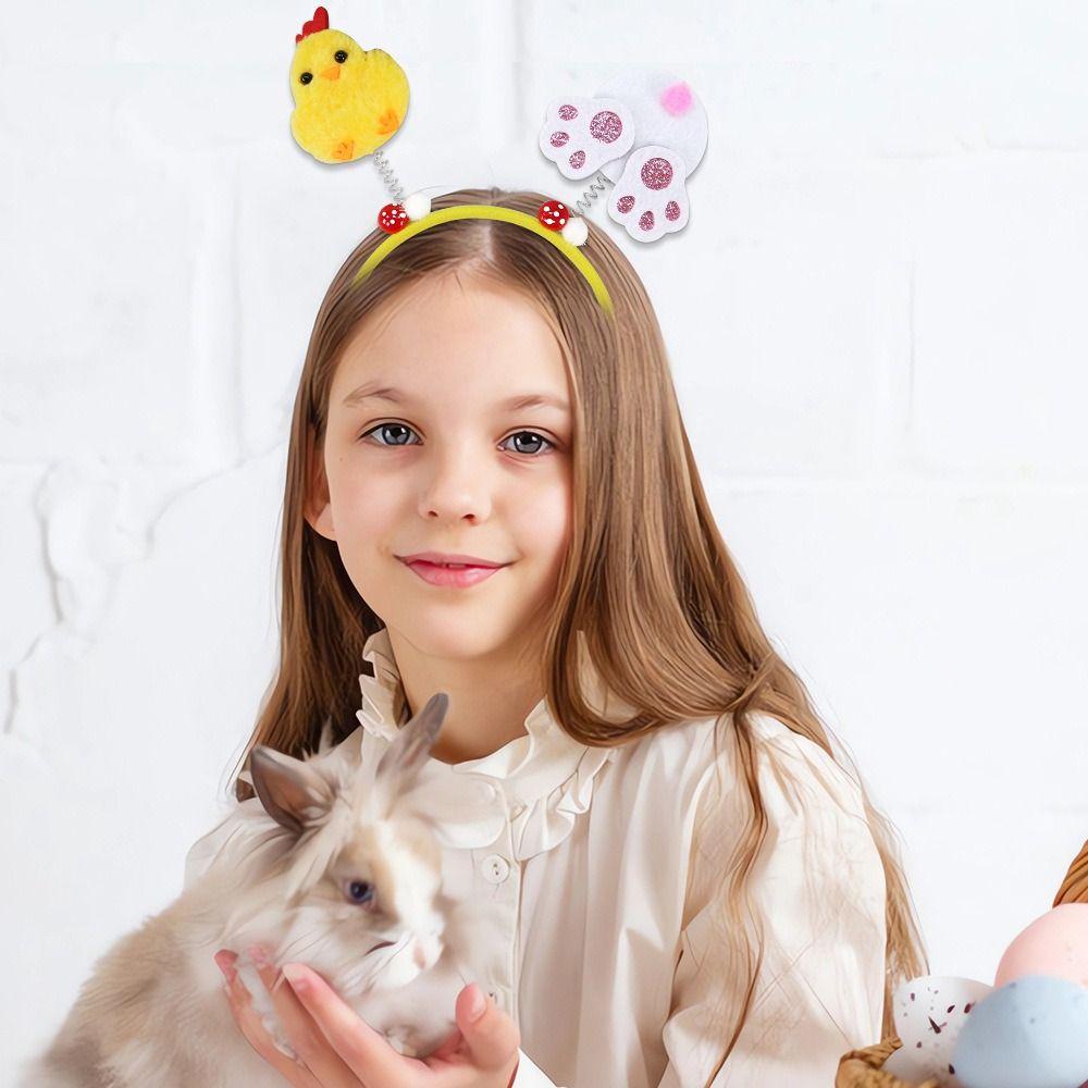Cartoon Easter Hairband Cute Holiday Decorative Hair Accessories Easter Headband Easter Party