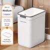 Odor-Sealing Waterproof Garbage Bin with Lid Living Room Dustbin Bathroom Trash Can  Home Use