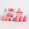 12pcs Makeup Sponges Set Consisting Of Triangular Powder Puffs, Mini Powder Puffs etc.Suitable For Liquid Foundation,Makeup Tool