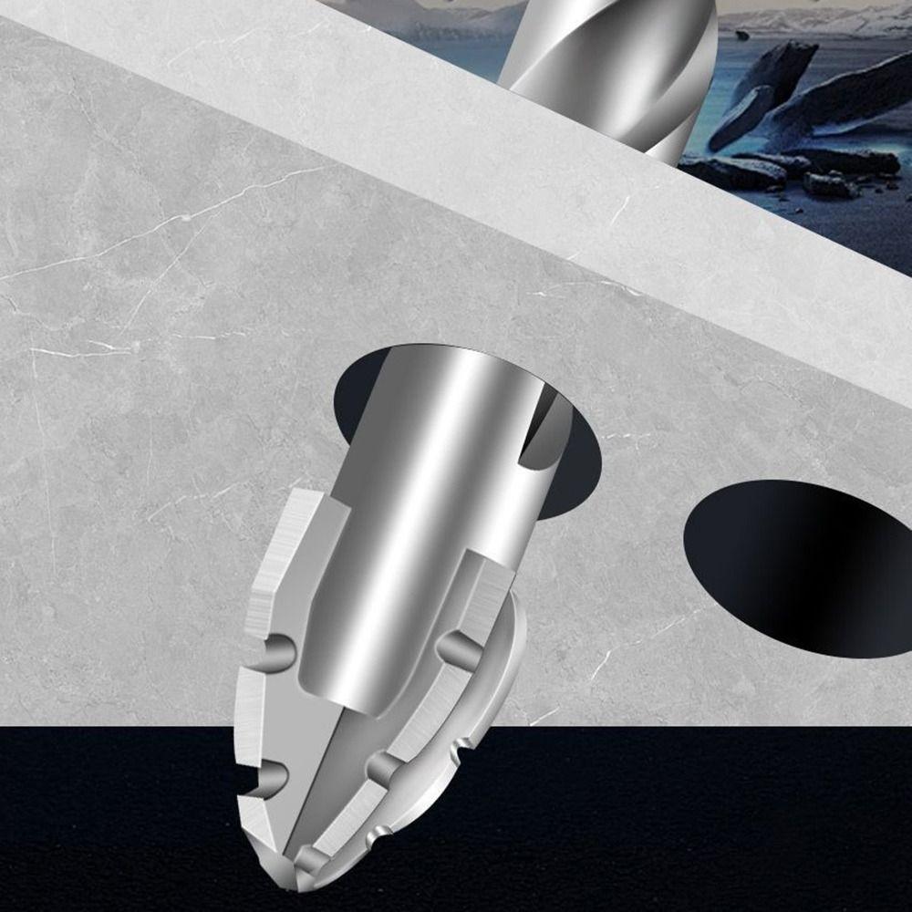 Четырехгранное сверло по плитке со скошенной головкой, набор сверл с шестигранным хвостовиком, инструмент для сверления