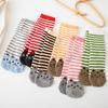 New Casual Harajuku Socken Frauen Katze Drucke Cartoon Tiere Katze Muster Gestreift Baumwolle Socken Femme Boden Meias Socken Kawaii