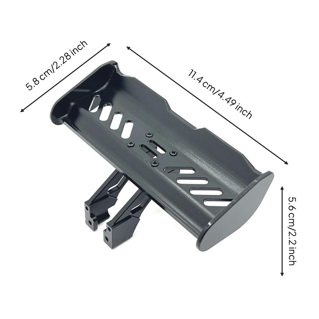 Rear Spoiler with Mounting Brackets Durable and High Performance