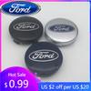 Автонаклейка Ford 4 шт. 3D для Ford 56 мм 60 мм 68 мм Значок автомобиля Колпачок ступицы Колеса Наклейка-чехол Наклейка Стайлинг авто Аксессуары