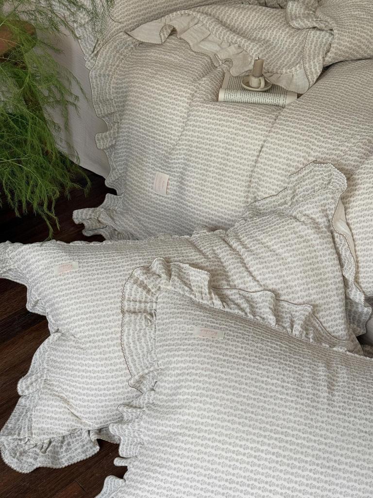 G5Z Французская Ретро Двухслойная Полностью Хлопковая Кружевная Пододеяльник