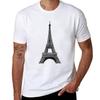 Eiffel Tower TShirt Basic Simple Casual Short Sleeve Tee