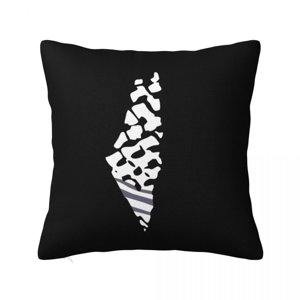 Palestine Palestinian Map With Keffiyeh Square Pillowcases Bed Car Cushion Case Cute Home Decoration Throw Pillow Case 4040