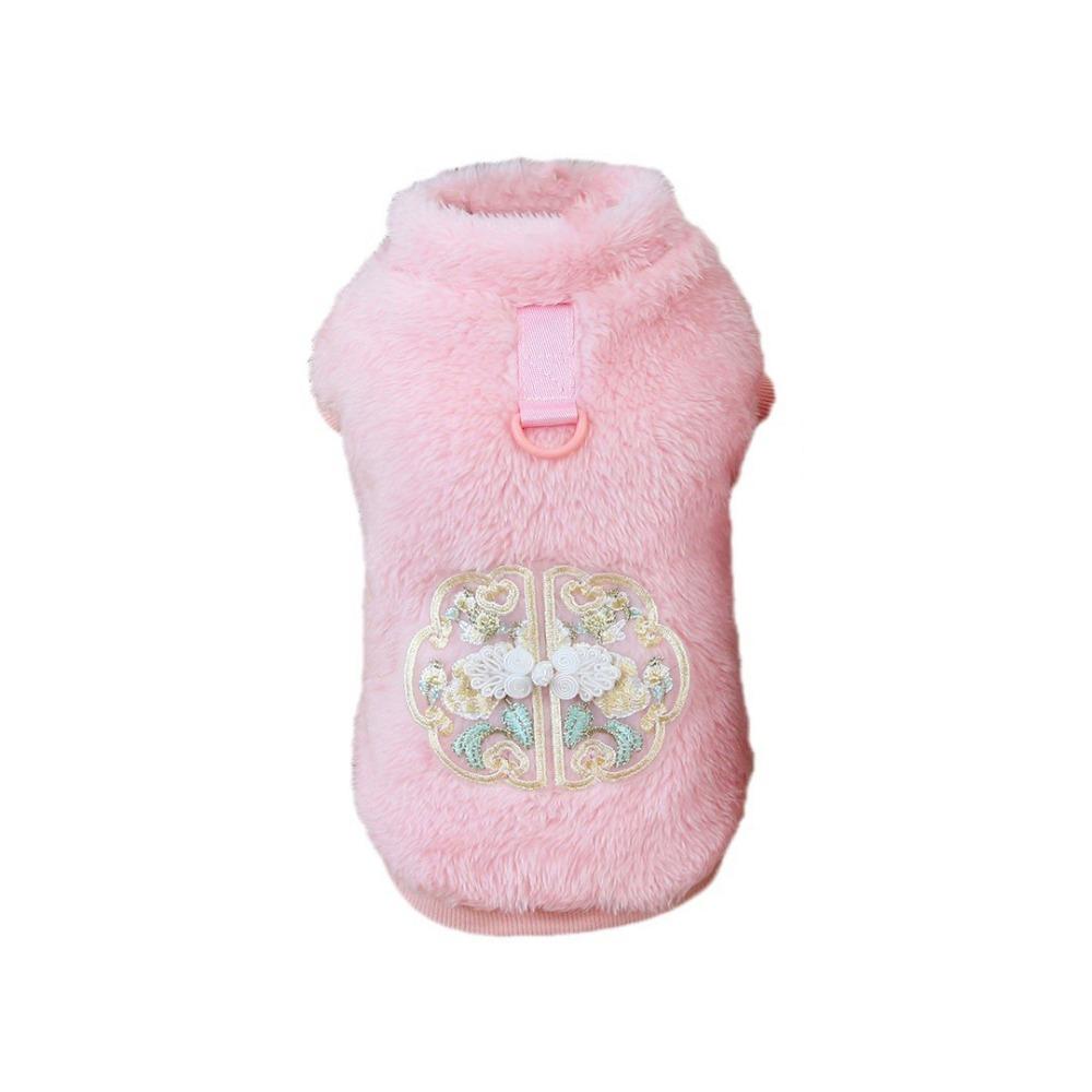 Свитер для собак в китайском стиле, фланелевый щенок, теплая куртка, практичный зимний жилет для собак, щенок