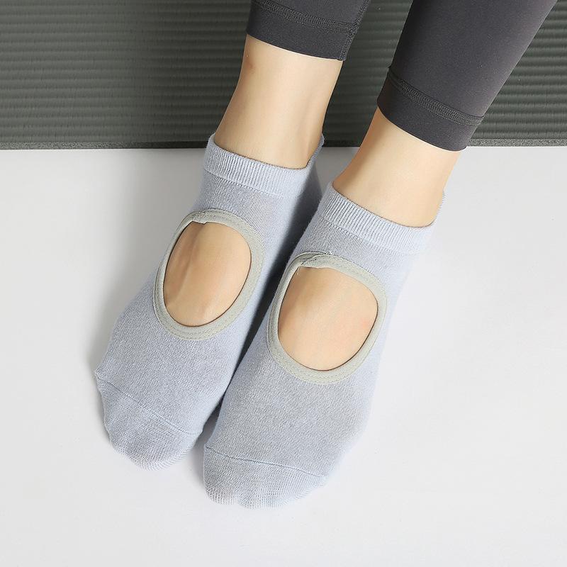 Women Spring and Summer Yoga Dance Sports Fitness Pilates Silicone Non Slip Socks