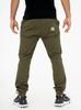 Jigga Crown Stretch Jogger Pants Olive/White XL