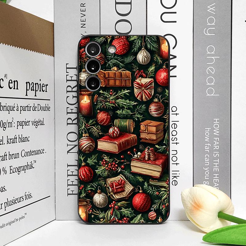 Рождественские украшения Книжная полка Печать книги Чехол для телефона для OnePlus 13 12 13R 11 10 9 8 Pro Nord 4 N100 N20 CE3 ACE2 ACE3 5G Чехол