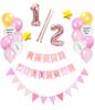 Половина дня рождения празднование украшения мальчики девочки день рождения украшения набор С ДНЕМ РОЖДЕНИЯ украшения номер набор для украшения половина дня рождения вечеринка украшения