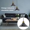 Lamp Holder Rural Pendant Light Fixture Good Heat Dissipation Corrosion Resistant Wide Compatible Hanging Lamp Base Light Bulb Holder