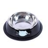 Colorful Non-Slip Stainless Steel Pet Bowl for Cats and Dogs