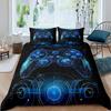 Video Games Bedding Set 3D Headset Headphones Gamer Gamepad Duvet Cover SetBoys Music Quilt SetGaming Controller Bedroom Decor