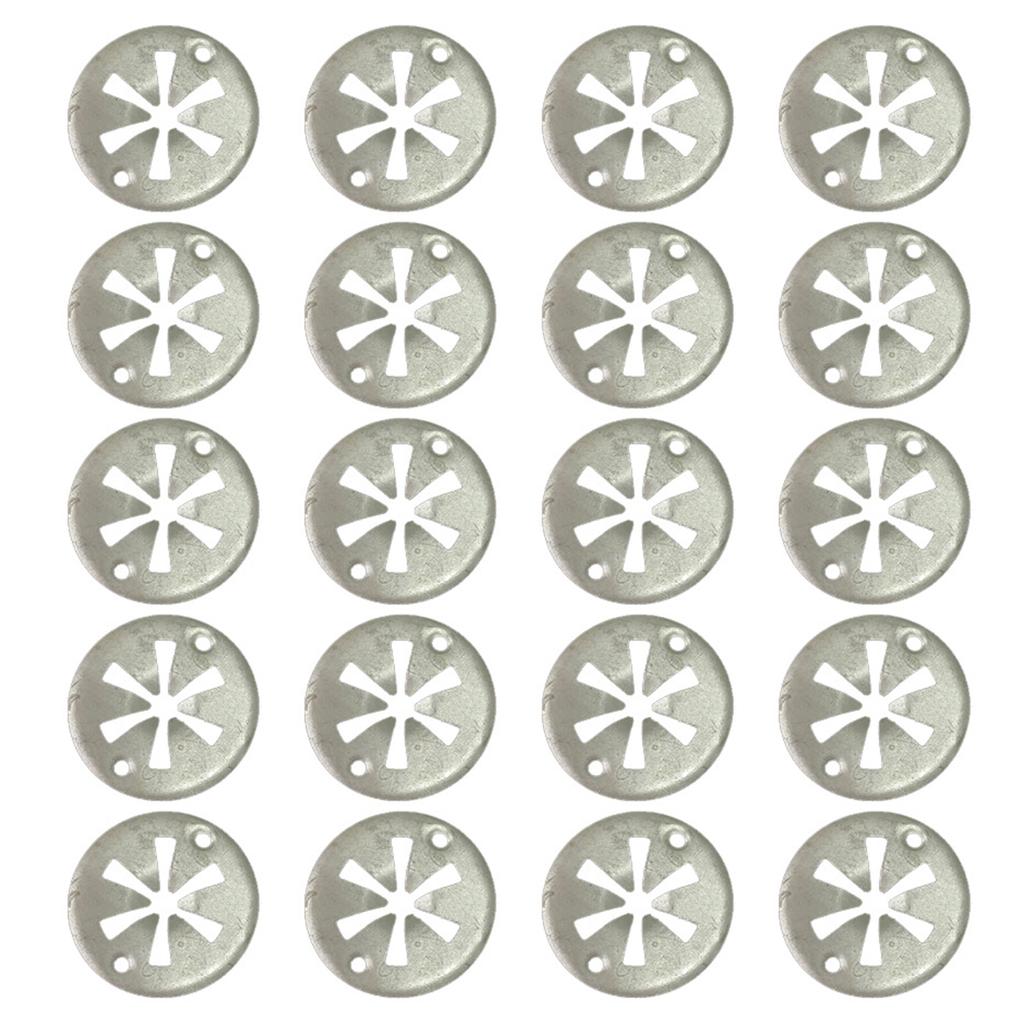 Зажимы для теплозащитного экрана Зажимы для теплозащитного экрана выхлопной системы Металлические стопорные звездообразные шайбы Крепления для теплозащитного экрана днища 30 мм