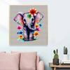 New Arrival 5D DIY Full Circle Diamond Painting "Colorful Flower Elephant" Embroidery Cross Stitch Home Decor Gift
