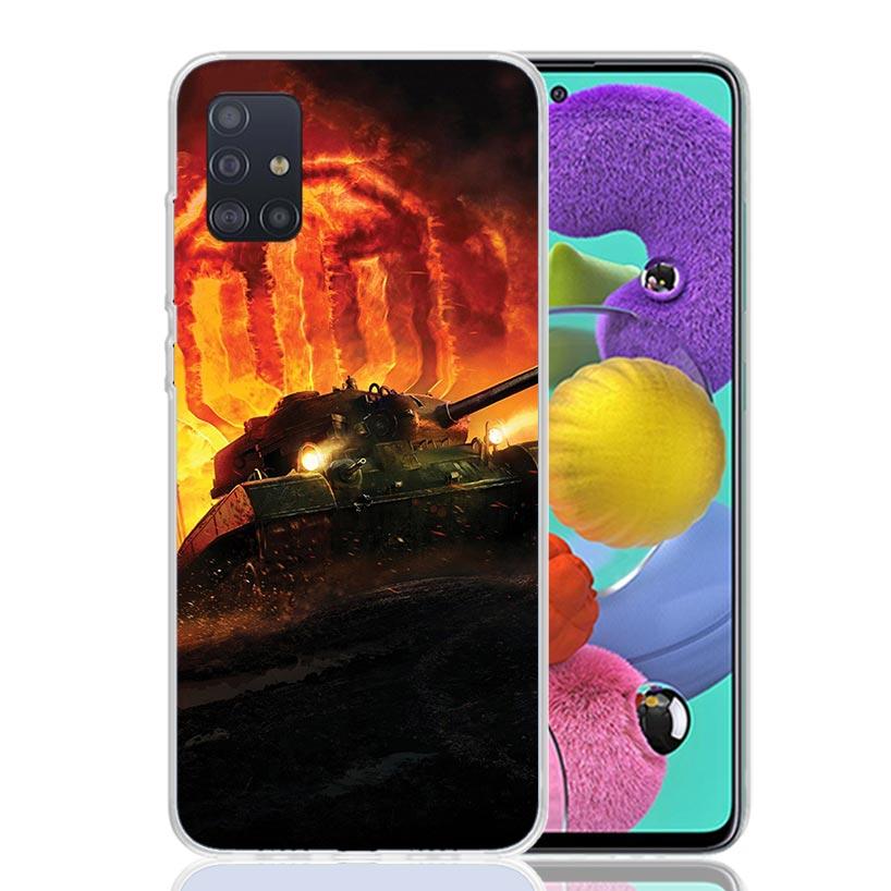 Чехол для телефона World of Tanks для Samsung Galaxy A52 A32 A22 A12 A02S A50S A30S A51 A31 AA71 Note 20 Ultra 10 S10 Plus Galaxy A52 A4