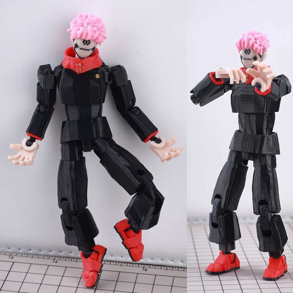 9L3D Печатный Счастливый Макет 13 Jujutsu Kaisen Рёмен Сукуна Аниме Многосуставные Игрушки-трансформеры Фигурки Манекен Модель