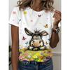 2026Women's Clothing One-piece Round-neck Short-sleeve Printed Dress T Shirt