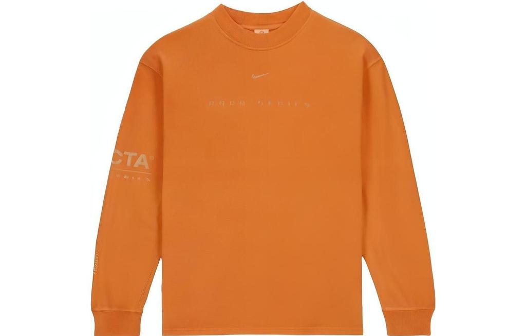 Мужская футболка Nike x Nocta FW23 Футболка Азиатская Версия Унисекс Оранжевая